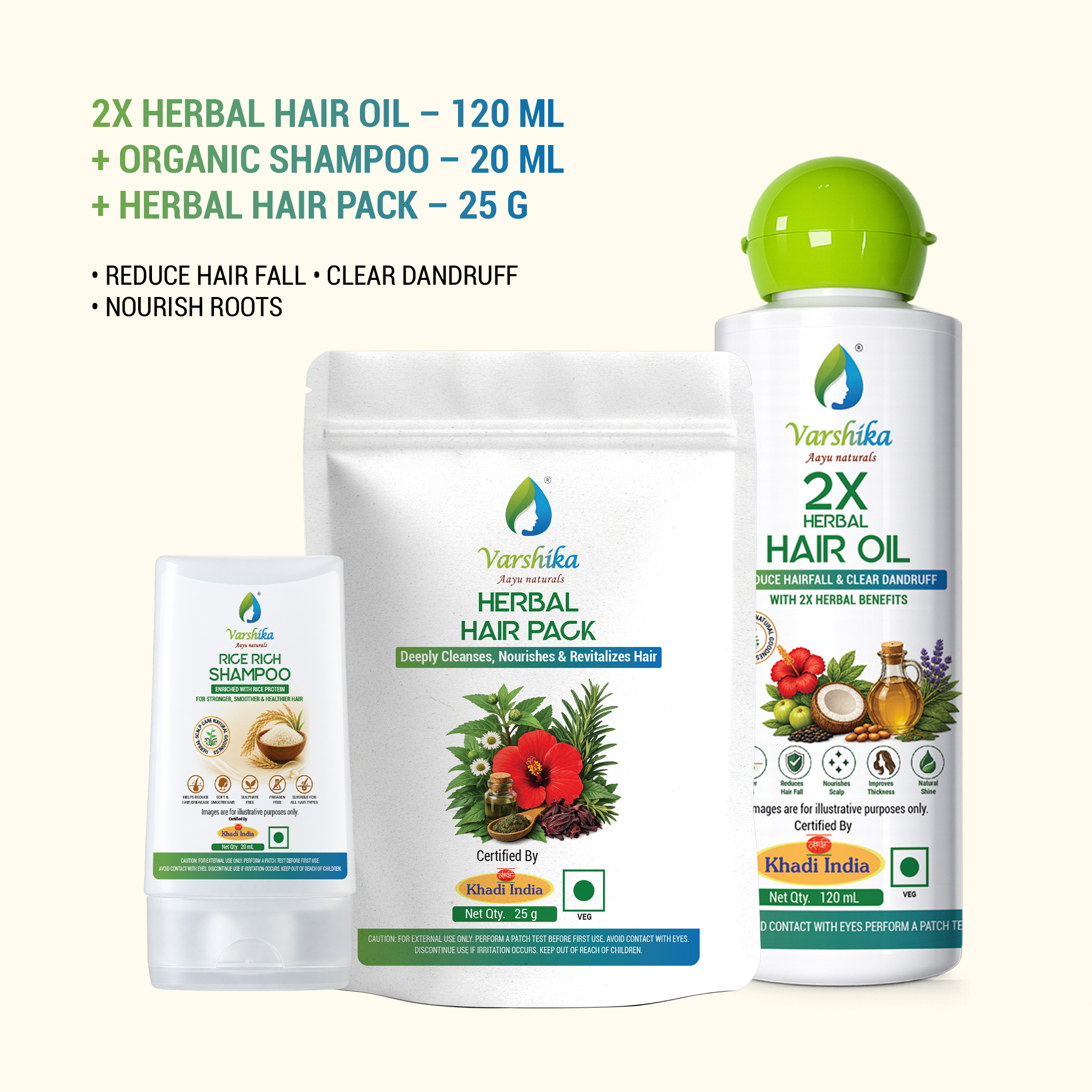 2X Herbal Hair Care Starter Kit